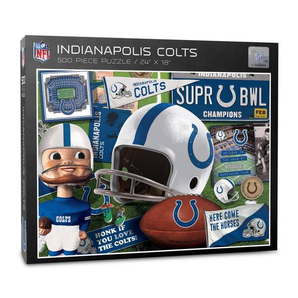 NFL Indianapolis Colts Retro Series Puzzle (500-Pieces)