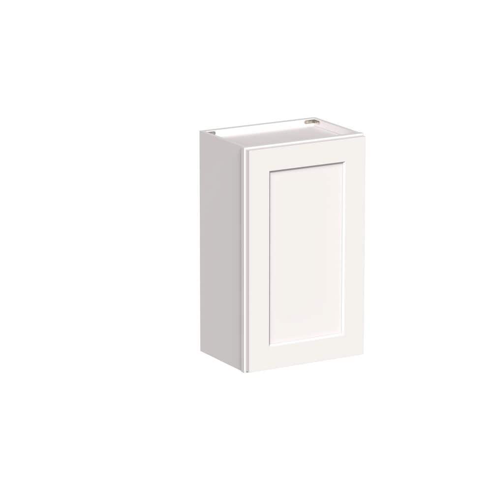 "Shaker Style 18"" W x 12"" D x 30"" H Wood Frame Ready to Assemble Single Door Wall Kitchen Cabinet in Shaker White" price history on PriceWatchPro