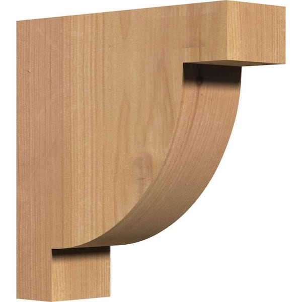 Ekena Millwork 3-1/2 in. x 12 in. x 12 in. Western Red Cedar Alpine Smooth Corbel