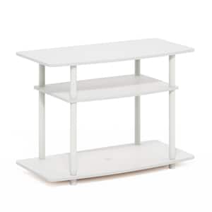 Turn-N-Tube White/White TV Stand Entertainment Center Fits TV's up to 32 in.