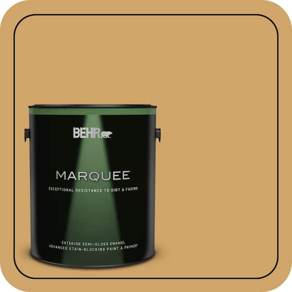 BEHR MARQUEE 1 gal. #330D-5 Campground Semi-Gloss Enamel Exterior Paint & Primer
