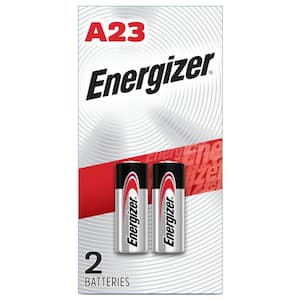 Energizer A23 Batteries (2-Pack), 12V Miniature Alkaline Specialty  Batteries A23BPZ-2 - The Home Depot