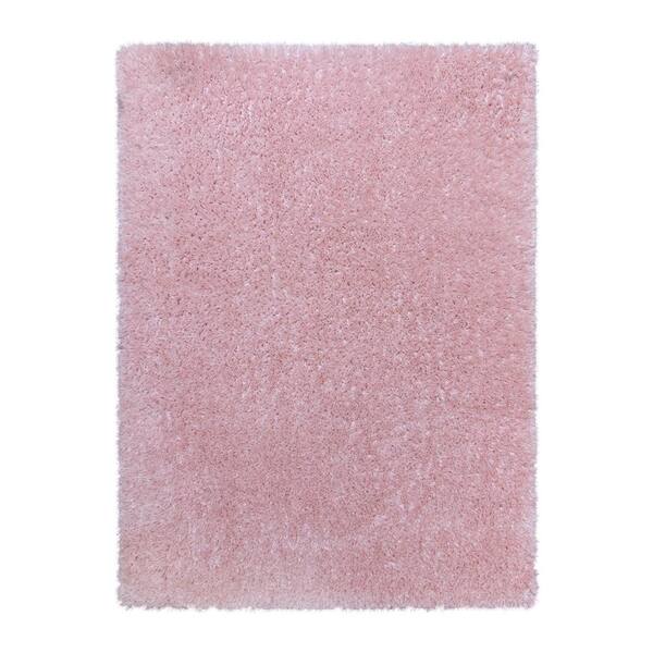 Gertmenian Delos Flokati Blush 4 ft. x 6 ft. Solid Shag Indoor Area Rug
