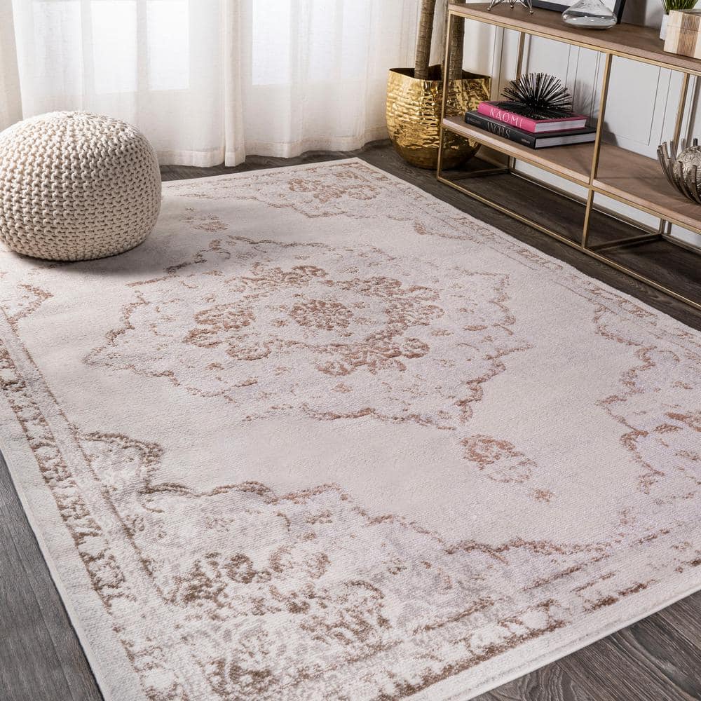Reversible Red Synthetic Rectangular Easy Care Area Rug