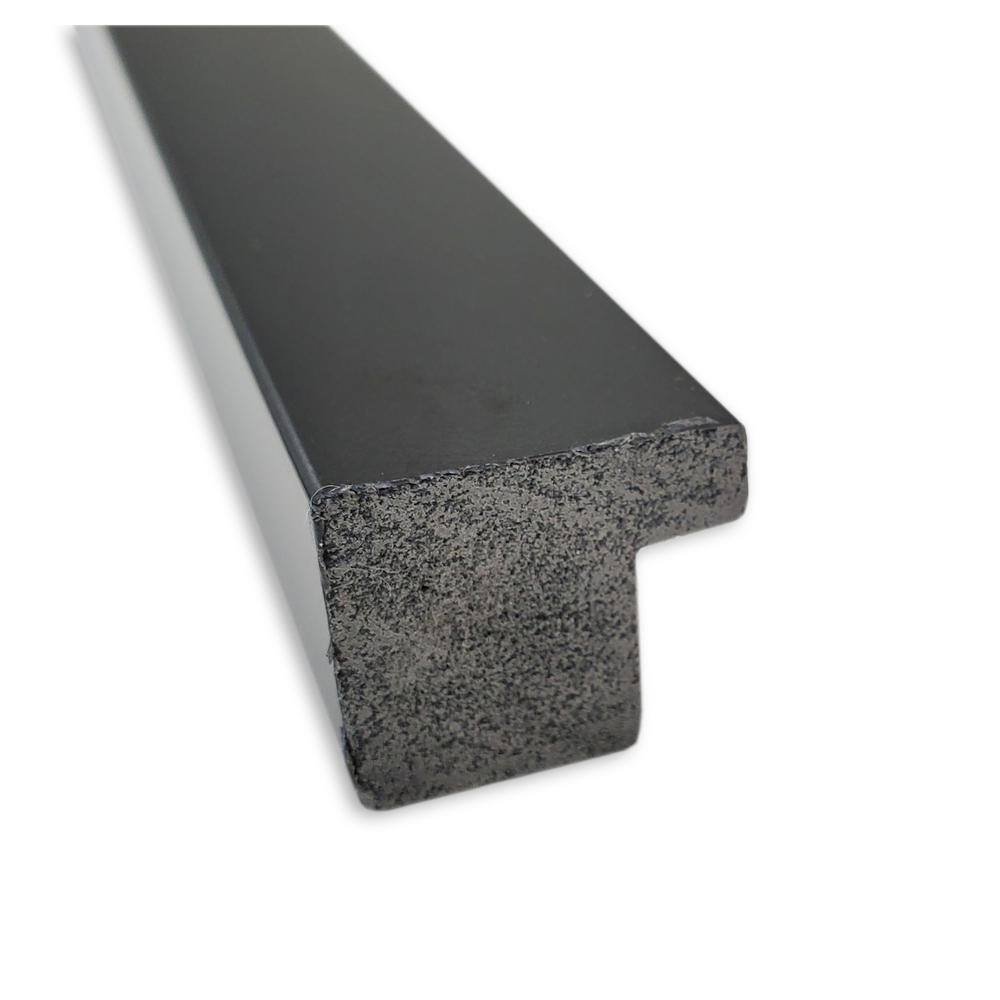 Jet Black Matte Finish Polystyrene Wall Picture Frame