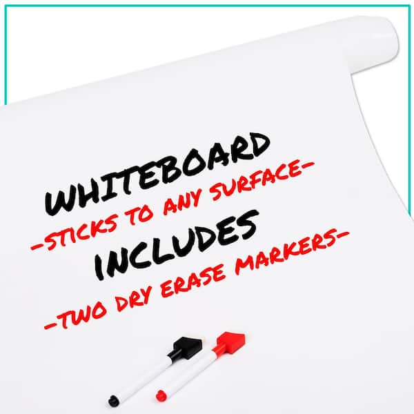 5 Sheets A4（8.25x11.7inch) Waterproof Dry Erase Paper Reusable Sticky Notes  Self Adhesive Whiteboard Wall Sticker Eco-Friendly Paper