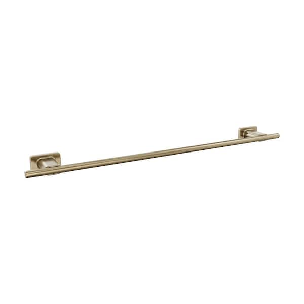 Bronx 24 in. Wall Mounted Towel Bar in Golden Champagne