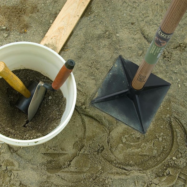 Ames - 48 in. Handle 8 in. x 8 in. Steel Tamper