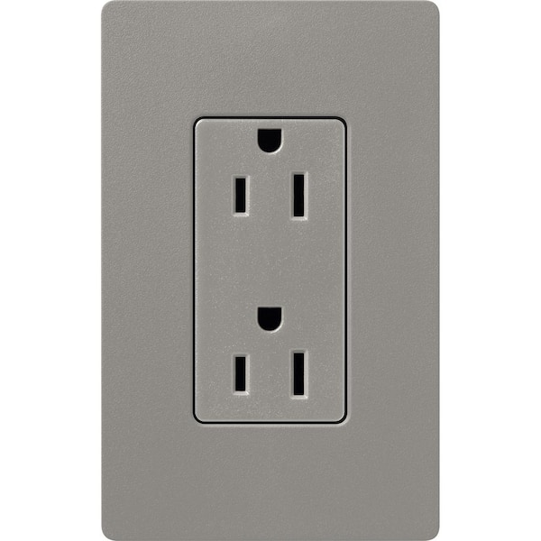 Claro 15 Amp Duplex Outlet, Cobblestone (SCR-15-CS)