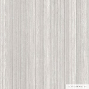 Metallic Sterling Silver Faux Grasscloth Vinyl Peel and Stick Textured Wallpaper Roll (Covers 28 sq. ft.)