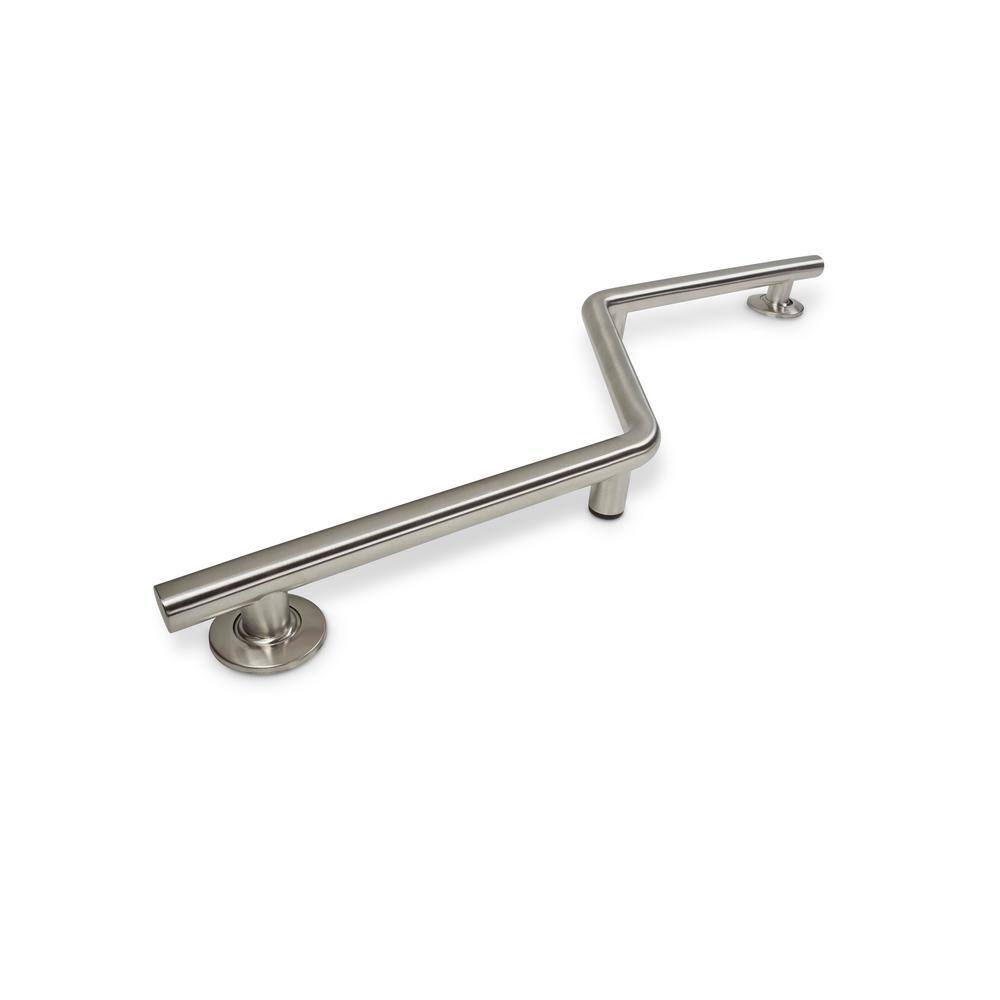 Satin Stainless Steel 38" Angled Grab Bar