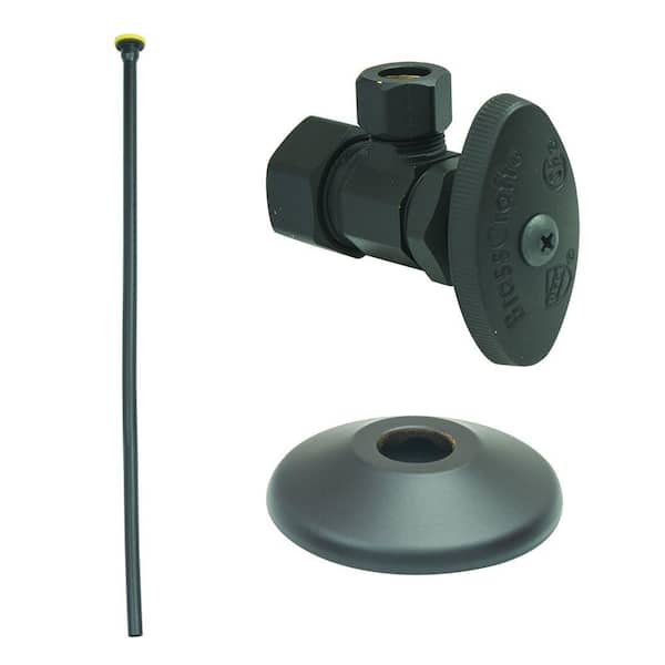 BrassCraft Toilet Kit 1/2 in. Nom Comp x 3/8 in. O.D. Comp MultiTurn