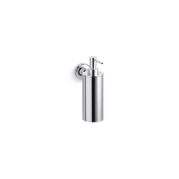 KOHLER Purist Wall-Mount Soap/Lotion Dispenser in Vibrant Brushed Moderne Brass