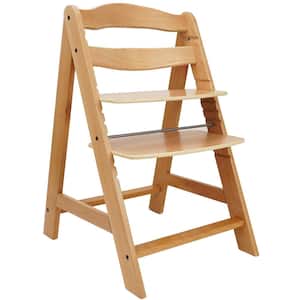 509 Sky Wooden Chair: Natural - Kids Furniture, Adjustable Seat and Footrest, Ages 3 Plus, Up to 218 lbs.