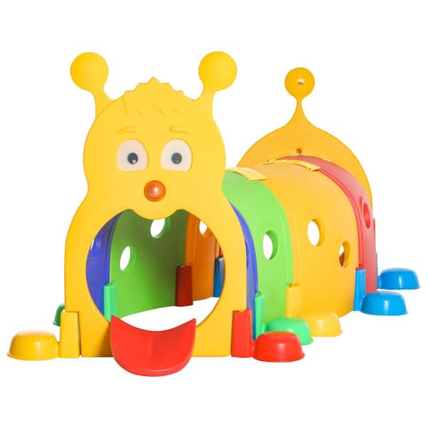 Unbranded Multi-Colored Indoor, Outdoor Climb and Crawl Through Caterpillar Tunnel