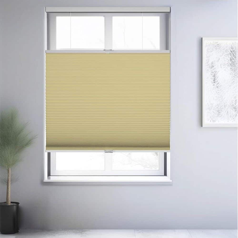 Cut-to-Size Cream Blackout Cordless Top Down Bottom Up Polyester Cellular Shades 58 in. W x 72 in. L price history on PriceWatchPro