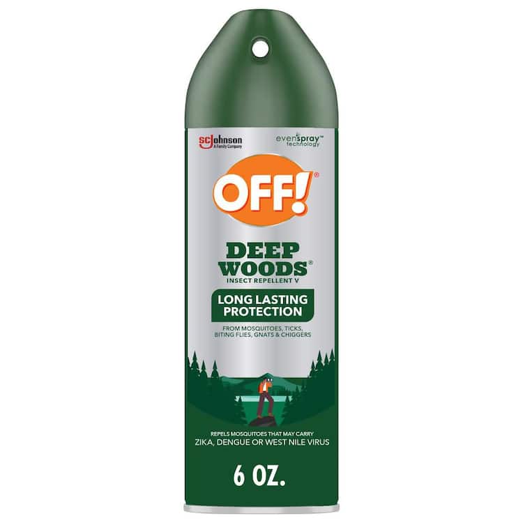 OFF! Deep Woods Mosquito Repellent V, up to 8 Hours of Protection from Mosquitoes, 6 oz.