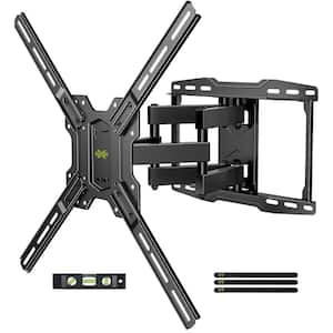 TV Wall Mount Fits 42 in. - 75 in. TV with Vesa 600 mm x 400 mm for Most TVs, with Swivel Articulating Tilting Function