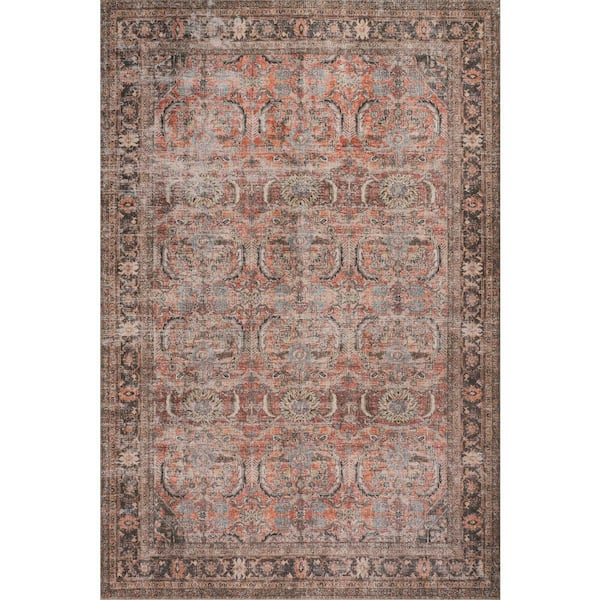 Red Bank Antiqued Jute-Blend Multicolor 4 ft. x 6 ft. Indoor Area Rug