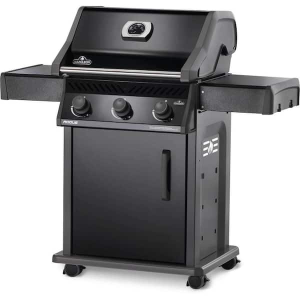 NAPOLEON Rogue 3-Burner Natural Gas Grill in Black R425NK-1 - The