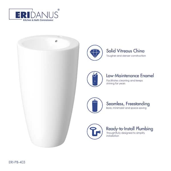 eri-pe  Eridanus Turner Vitreous China Wall-mount Rectangular Modern