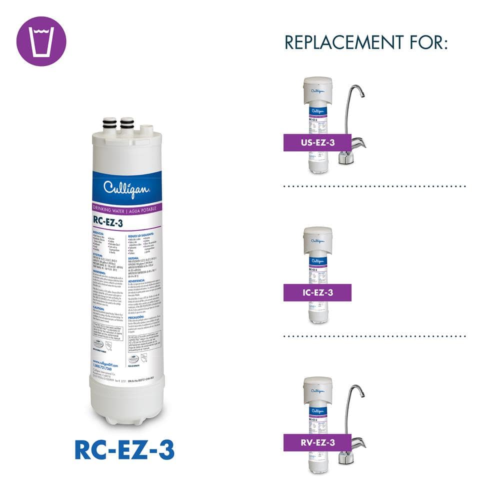 Culligan 500 Gallon Advanced Carbon Replacement Filter Cartridge