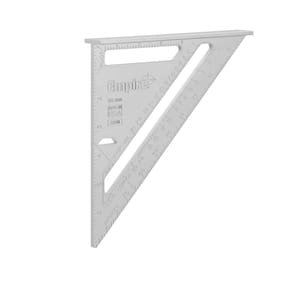 7 in. Magnum Aluminum Rafter Square with 9 in. Torpedo Level