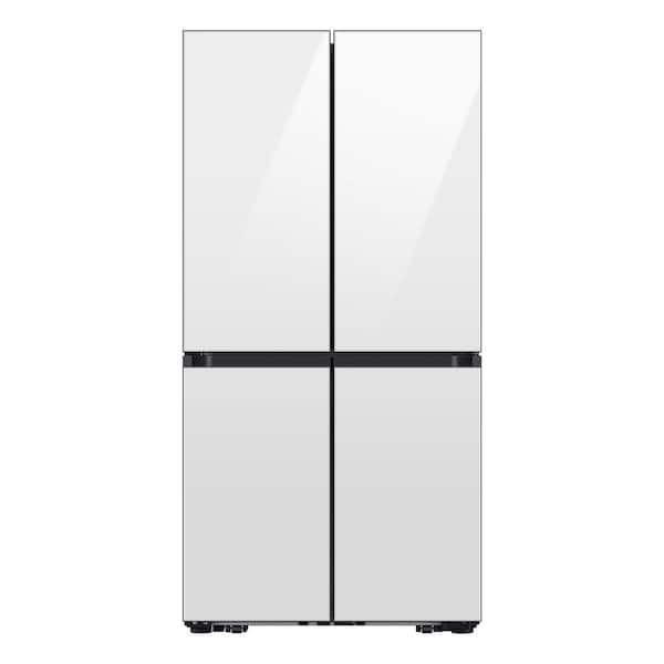 Samsung Bespoke 4-Door Flex Counter Depth Refrigerator 23 cu. ft. in Custom Panel-Ready with Beverage Center