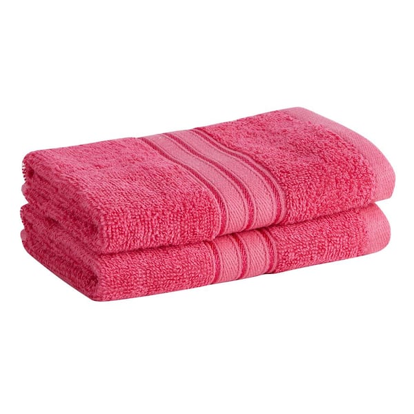 Hotel Balfour Collection Pink Waffle 100% Cotton 2 Bath 2 Hand Towels 4 Set  New