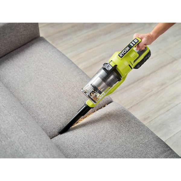 RYOBI ONE+ 18V Cordless Stick Vacuum Cleaner Kit with 4.0 Ah