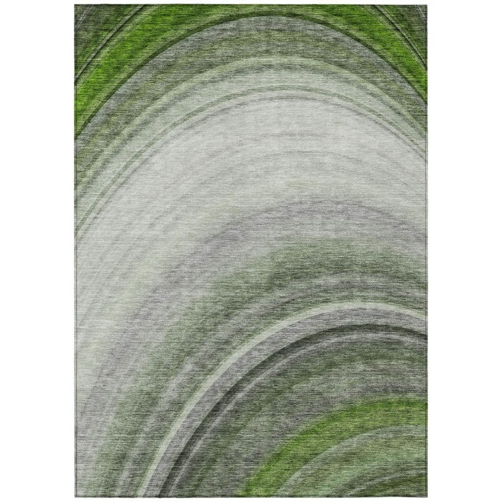 Green, Artichoke Green 9 ft. x 12 ft. Woven Abstract Polyester Rectangle Indoor/Outdoor Area Rug price history on PriceWatchPro