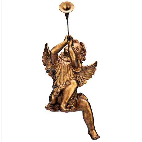 Design Toscano 13.5 in. H Trumpeting Angels of St. Peters Square 