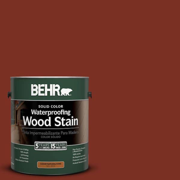 BEHR 1 gal. #2330 Redwood Solid Color Wood Stain