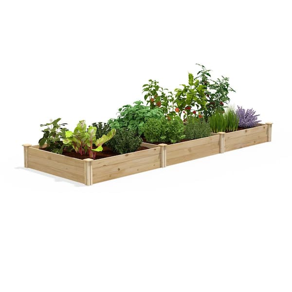 4 ft. x 12 ft. x 10.5 in. Original Cedar Raised Garden Bed