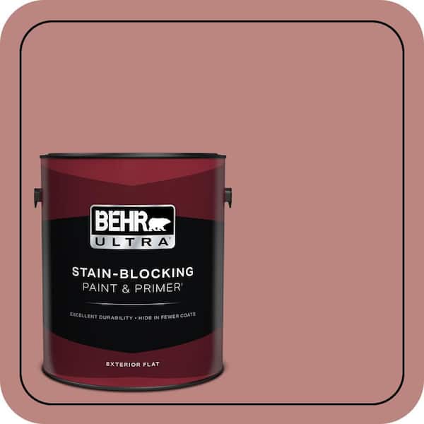 BEHR ULTRA 1 gal. #S150-4 Red Clover Flat Exterior Paint & Primer