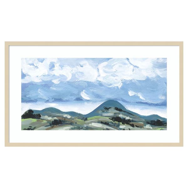 Nature Trek II by Melissa Wang 41 in. W x 24 in. H. Wood Framed Wall Art Print Framed in Brown