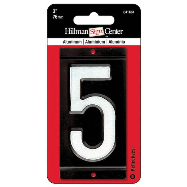 Hillman 3 in. Aluminum Number 5
