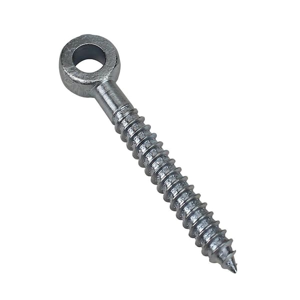 Everbilt 1/2 in. x 4 in. Zinc Plated Screw Eye