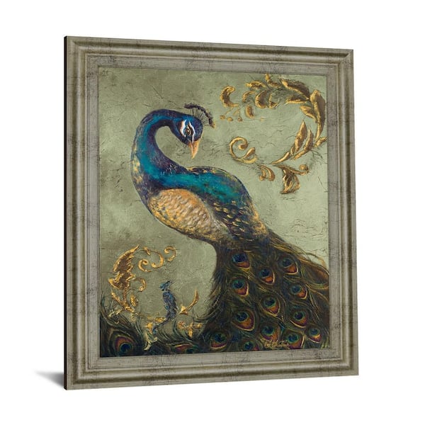 Set of 2 Dictionary Styled Matted Peacock Prints, Parchment Art