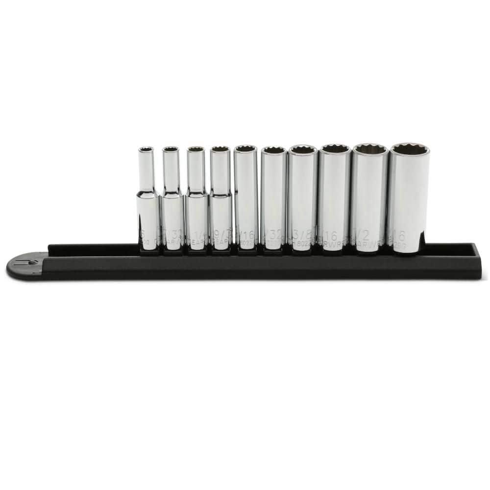 1/4 in. Drive 12-Point Deep SAE Socket Set (10-Piece) price history on PriceWatchPro
