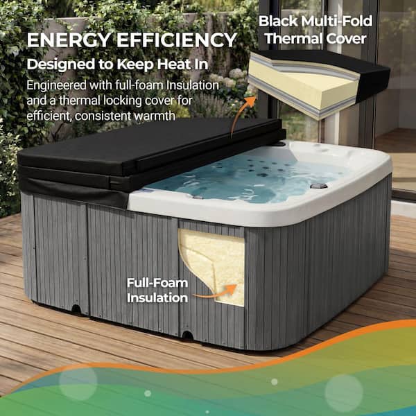 Lifesmart LS600DX 7-Person 65-Jet 230-Volt Standard Spa with 14