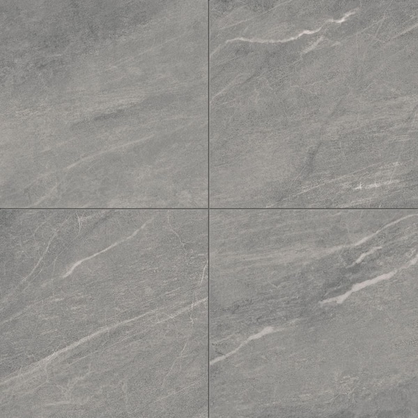 Corso Italia Alpe Steel 24 in. x 24 in. x 0.75 Quartzite Stone