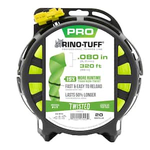 Universal Fit .080 in. x 320 ft. Pro Twisted Line for Gas, Corded and Cordless String Grass Trimmer Part/Lawn Edger