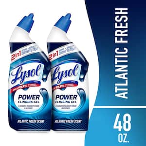 Power Toilet Bowl Cleaner Gel, For Cleaning and Disinfecting, Stain Removal, 24oz (2 Pack)