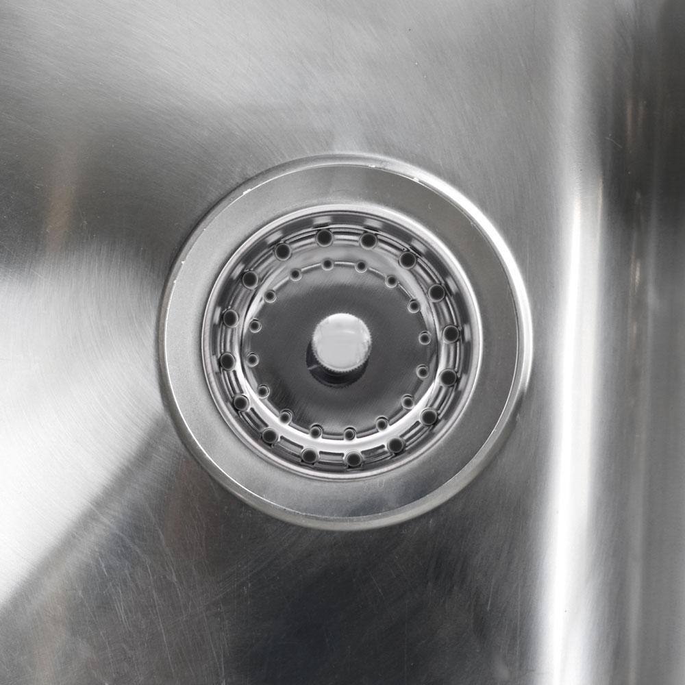 Satin Nickel Kitchen Sink Basket Strainer 2-Pack