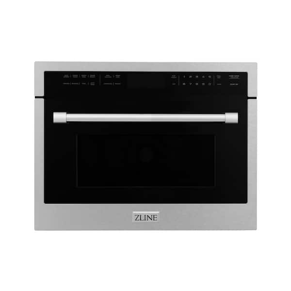 ZLINE Kitchen and Bath 24 in. 1000-Watt Built-In Microwave Oven in Fingerprint Resistant Stainless Steel