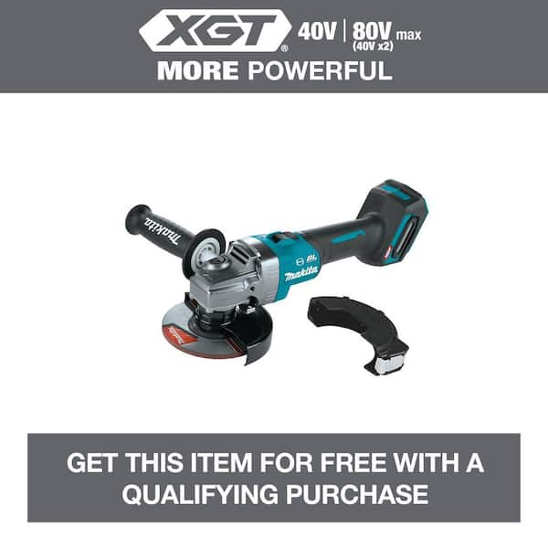 40V Max XGT Brushless Cordless 4-1/2/5 in. Angle Grinder with Electric Brake (Tool Only)