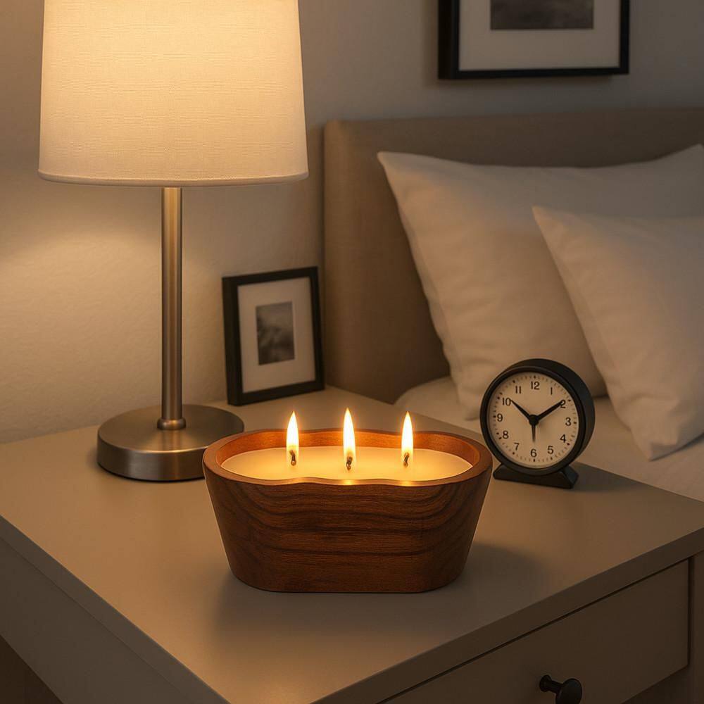 3.25 in. Brown Wood Vanilla Oval Bowl Candle, 16 Oz price history on PriceWatchPro