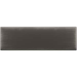 Plush Velvet Gothic Grey Twin-King Upholstered Headboards/Accent Wall Panels