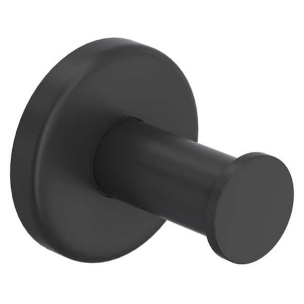 ROHL Lombardia Knob Robe/Towel Hook in Matte Black